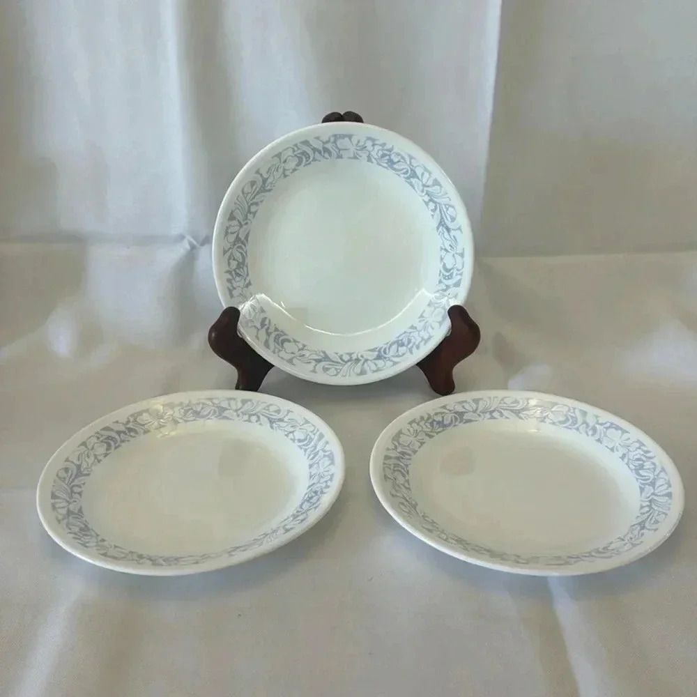 Vintage Corelle SEA AND SAND B&B Bread and Butter Side Plates 6.75” Set of 3